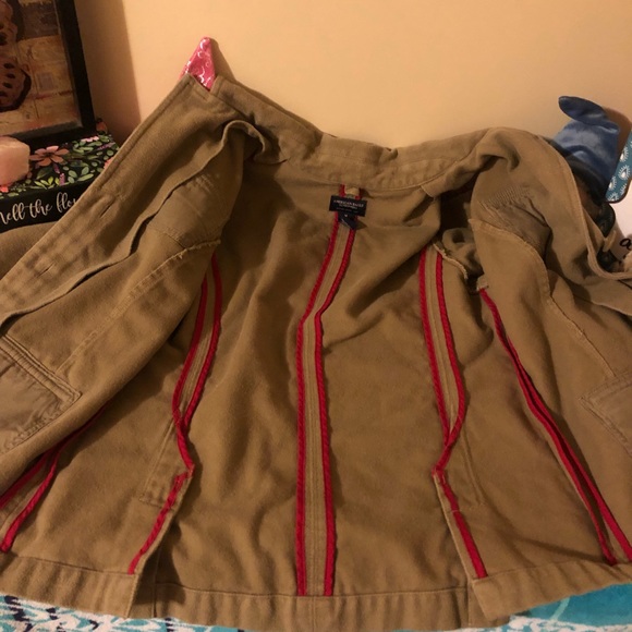 🌟B2G1🌟 American Eagle Outfitters Tan Blazer - Picture 2 of 15